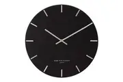 LUCA Black 40cm Silent Wall Clock by One Six Eight London
