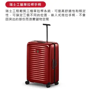 【VICTORINOX 瑞士維氏】Airox 29吋硬殼行李箱(酒紅色)