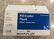 NOVAPLUS Pill Crusher Pouch Pouches Rubbed Beveled Sean Case Of 1000 Single Use