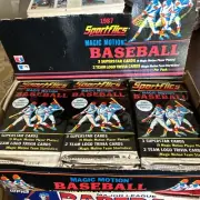 1987 Sportflics Magic Motion Baseball Cards Box of 32 Unopened Sealed Packs!