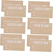OKUMEYR 200pcs Blank Raffle Tickets Entry Form Cards for Contests Raffles Auctions Collect Name Email Phone Number for Easy Participation Events Drawings Fundraisers