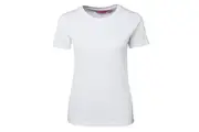 JBs Ladies Plain Basic 100% Cotton T-shirt 1LHT - White