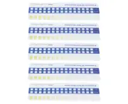 5Pcs Teeth Whitening Shade Guide Household Tooth Shade Chart Comparing Card Oral Care Supplies For Dentist