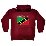 Saint Kitts And Nevis Country Flag Nationality - Kids Children Hoodie