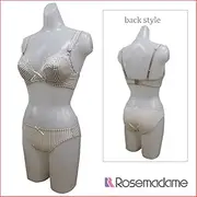 2987 Great value bra & shorts [adult cute natural stripe] happy top and bottom matching nursing bra & postpartum shorts set maternity bra maternity bra [rosemadame maternity] D75 (shorts M) beige