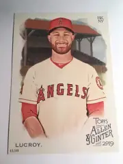 2019 Topps Allen & Ginter Jumbo 5x7 Jonathan Lucroy Angels 214 05/49