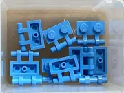 LEGO Parts - Medium Blue Plate 1 x 2 w Handle on Side - No 2540 - QTY 10