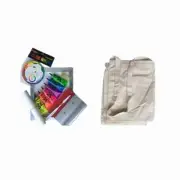 UV Neon Fabric Screen Printing Kit Plus 3 x Calico Shoulder Bags