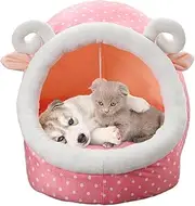 Outdoor Cat Bed | Washable Cat Dome Bed Firm Seams Padding - Cat Supplies Plush Cat Sleeping Bag Snooze Mat Warming Kitten Beds for Autumn Winter Dogs