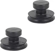 2pcs Sound Bowl Suction Handle Portable Meditation Tool Rubber Lifting Handle for Singing Bowl