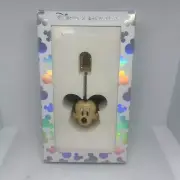 Disney x BaubleBar Mickey Mouse Head Bag Charm NEW in Box Gold Hardware