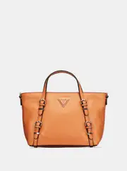 GUESS Women's Orange Levia Mini Satchel Bag