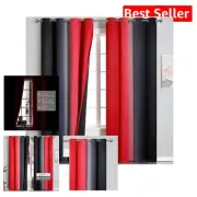 Floral Ombre Blackout Drapes - 84-Inch Long, Stylish Grommet Panels for Bedrooms