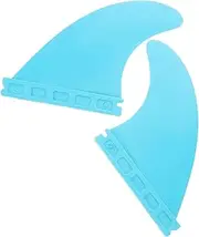 Kisangel 2 Pack Paddleboard Fins Tail Fin Set for Inflatable Enhance Stability for Your Daily Surfing