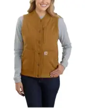 NWT Carhartt RUGGED FLEX® RELAXED FIT CANVAS INSULATED RIB COLLAR VEST XXL