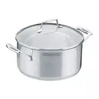 Scanpan Impact Stainless Steel Casserole with Lid 24cm / 4.8L