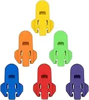 6Pcs Soda Can Opener Dustproof Cover Shield Easy Can Opener Manual Plastic Top Ring Tool Protect Your Nails Complete Cover Easy Tab for Coke, Beer, Soda