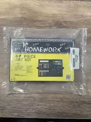BRAND NEW - A+ Homework, 67 Piece Art Set, Includes: Art Brushes - Fast Ship !