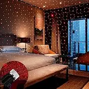 BAILONGJU USB Star Projector Night Light, Adjustable Romantic red Interior Car Lights, Bending Freely Portable Auto Roof Lights Decoration for Ceiling, Bedroom, Party