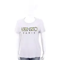 在飛比找Yahoo!奇摩拍賣優惠-現貨熱銷-KENZO 玫瑰字母設計灰色棉質短袖T恤 1920