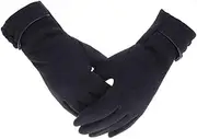 [Tomily] Womens Touch Screen Phone Fleece Windproof Gloves Winter Warm Wear