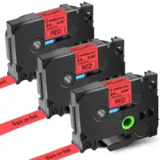 Compatible for Brother P-Touch Label Maker TZ TZe 451 Tape Cartridges 24mm 3Pack