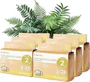 Ecoriginals - 156 Eco Infant Nappies - Baby Nappies Size 2 with 100% Plant-based Layers, Disposable & Hypoallergenic Baby Essentials for Infant Babies - Secure Fit Baby Nappies (5-8Kg), 26x6 Packs