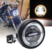 5.75" LED Headlight Hi/Lo DRL w/ Bracket For Kawasaki Vulcan VN 900 S 650 1500