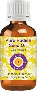Deve Herbes Pure Radish Seed Oil (Raphanus sativus) 100% Natural Therapeutic Grade Cold Pressed 30ml (1.01 oz)