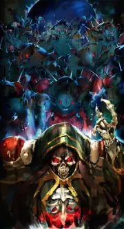 Anime overlord ainz ooal gown skull Playmat Gaming Mat