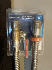 SharkBite 3/4” Push-to-Connect x 3/4” Water Heater Connection Kit - UR24680