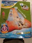 New H2O GO! 18 FT Triple Water Slide with Drench Pool & Inflatable Speed Ramp