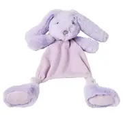 Jiggle & Giggle Polyester 31cm Bunny Comforter Soft Plush Sensory Toy 0m+ Lilac