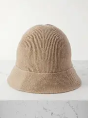 [The Row] The Row - Falken Cotton And Wool-blend Bucket Hat - Neutral - M/L M/L Neutrals