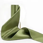 HUIHUANG Moss Green Ribbon 4 inch Wide Double Face Satin Ribbon Thick Moss Ribbon for Sash Wedding Party Supplies Chair Cake Decor Large Bows Making Flower Bouquet Sewing Crafts -10 Yards/Roll