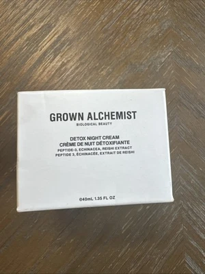 NIB GROWN ALCHEMIST DETOX Night Cream 1.35 fl oz