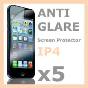 5 x Matte Anti Glare Screen Protector LCD Film Guard for Apple iPhone 5 5G IP5