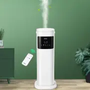 Humidifier for Large Room Home, 10.5L Top Fill Cool and Warm Mist White