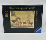 Ravensburger Raphael Angels Jigsaw Puzzle 1000 Pc. Metalic Rare Sealed Bag 1994