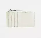 Urban Outfitters Lucy Slim Cardholder Wallet White Blanc Vegan Leather NEW