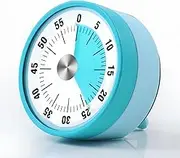 JUMOUR 60-Minute Visual Timer, Blue, Magnetic, Countdown Timer for Kids Study, Teacher, School, Kitchen, Oven, Exercise