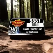 HO SCALE BROADWAY LIMITED C&O STOCK CAR W/ HOG SOUNDS 5881