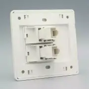 Wall Socket Plate Network Ethernet LAN Outlet Faceplate Panel 2024