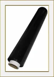 Black Stretch Film & Shrink Wrapping for Pallet, Shipping & Packaging Wrap