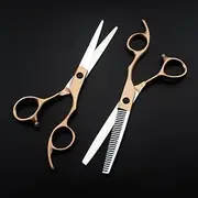 Hair Cutting Scissors, 6Inch Professional Japan 440C Steel Rose d Haircut Thinning Barber Cutting Shears Tools Hairdresser Scissors,Set