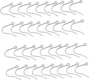 [Baluue] Pendant Earrings Hoop Small Earrings Studs Earring Kit Earring Making Supply Hooks Clip on Earring Women Earring Making Supplies Kit Sterling Findings Wire Silver