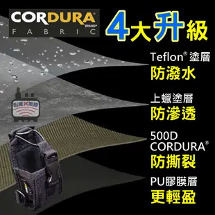 CORDURA 對講機袋子 戰術皮套 軍規 迷彩 黑色 對講機皮套 戰略遊戲 野戰訓練 耐拉耐扯 不易磨損 無線電對講機