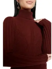 Sass & Bide LOCKING EYE Size 10/12 PURE CASHMERE Roll Neck Jumper $450 RRP