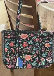 NWT Vera Bradley Vera XL Tote VINES FLORAL