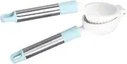 Manual Juicer Kitchen Orange Squeezer Fruit Lemon Squeezer Functional Squeezers Citrus Key Presser Orange Juicer Lemon Juicer Press Tool Sky-blue